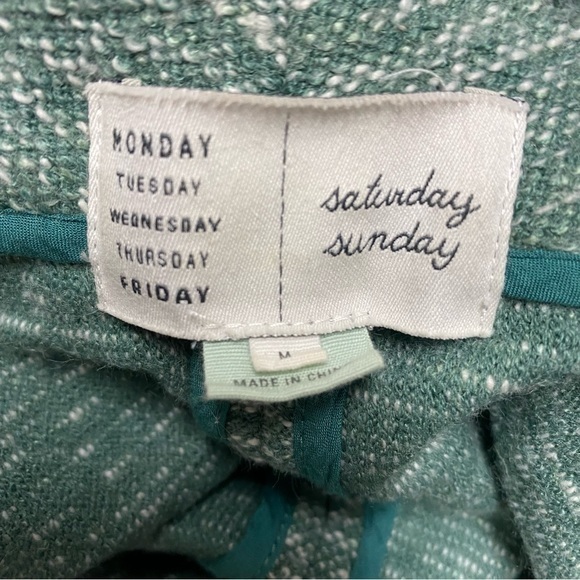Anthropology Saturday Sunday Green Cardigan M - Picture 4 of 6
